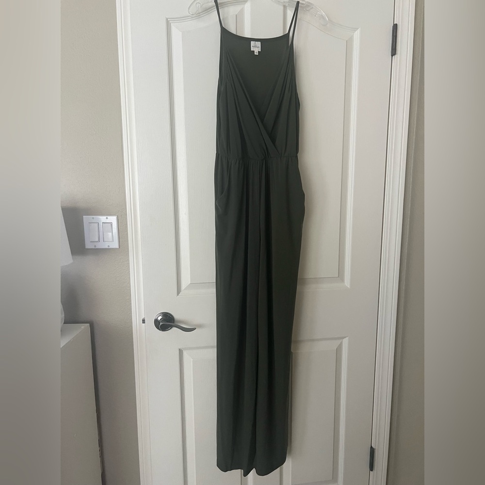 Kaileigh Deep Green Jumpsuit